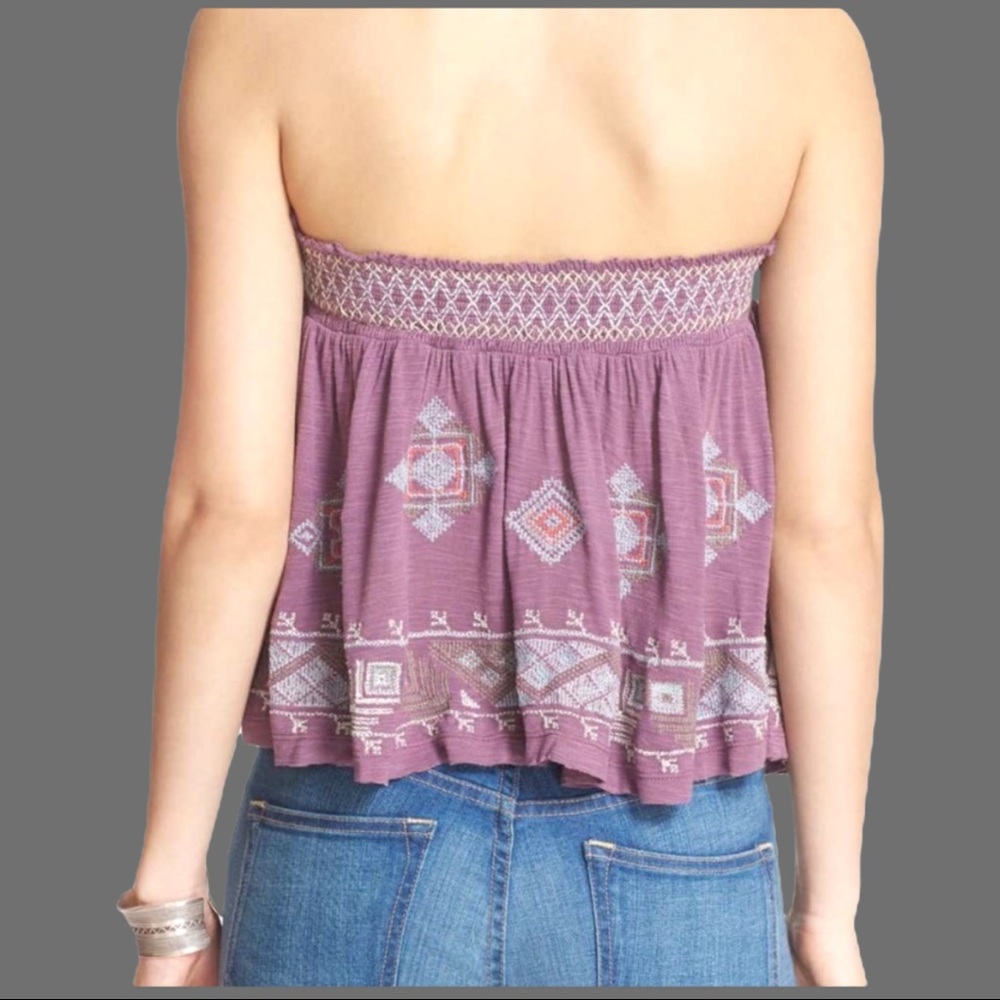 Free People Women's You Got It Bad Strapless Top Size M - Picture 2 of 13